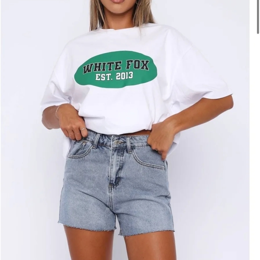 White Fox Boutique Blue Jean Shorts